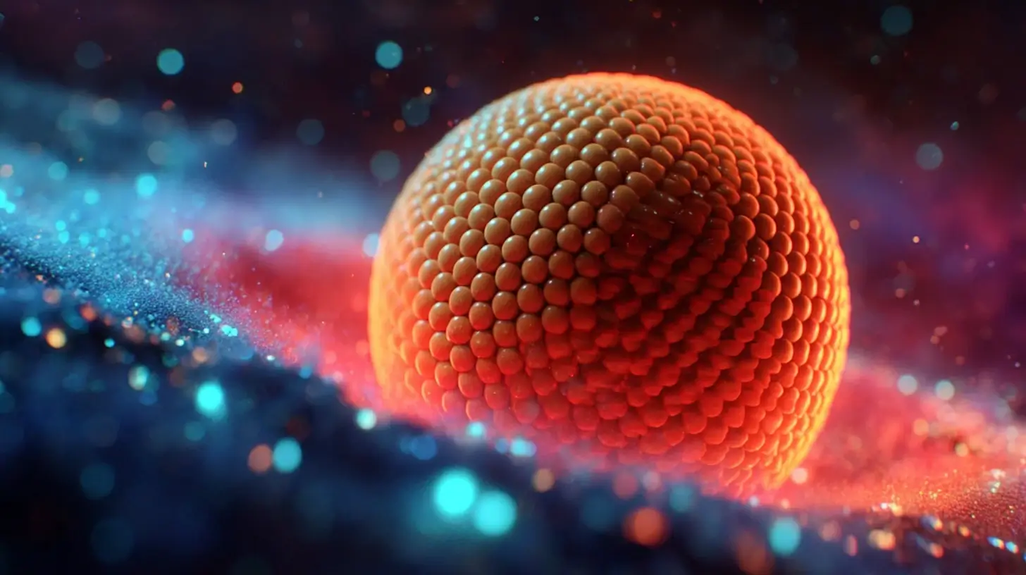 Abstract glowing sphere