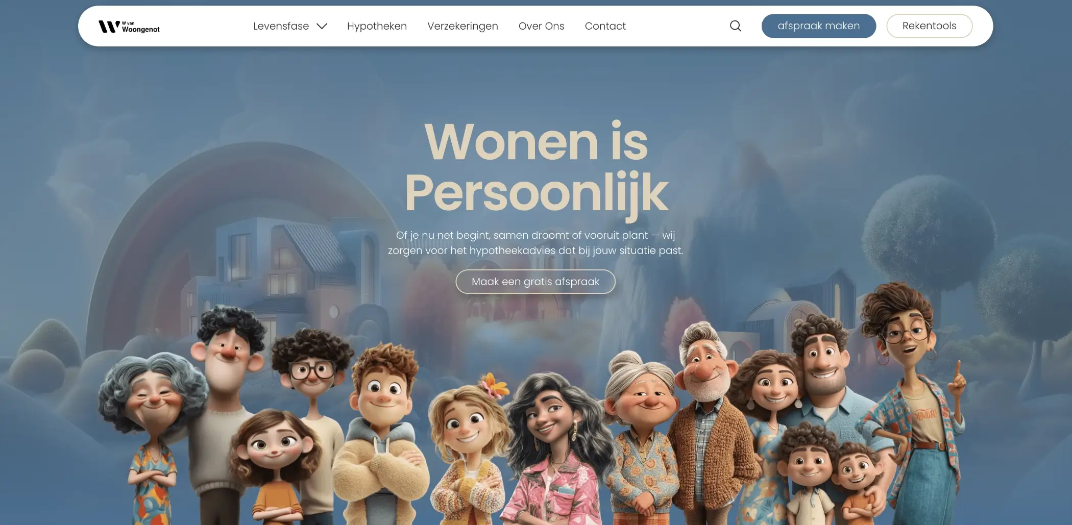 Woongenot homepage